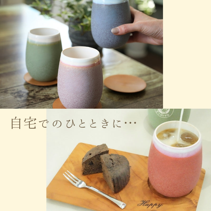 【阪神タイガース 優勝記念 美濃焼カップ(くすみ) 印刷付き木箱入り】 当店限定商品です!
