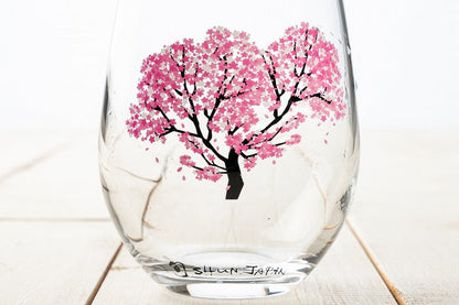 【冷感グラス「桜」冷感桜】結婚祝いのプレゼントや誕生日・記念日などのお祝いに!