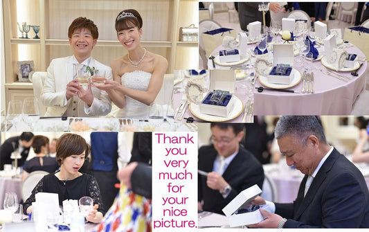 June-bride　席札 ロックグラス 結婚式