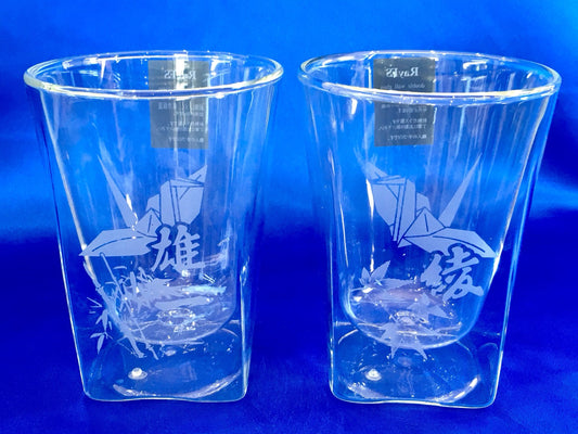 【RayES】和風デザイン　ペアグラス