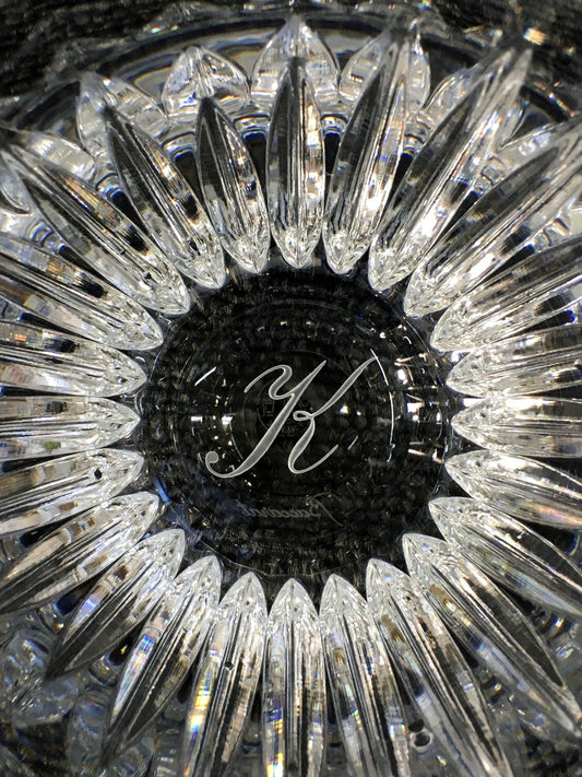 【バカラグラス】イニシャル彫刻