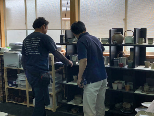 信楽焼 窯元へ訪問