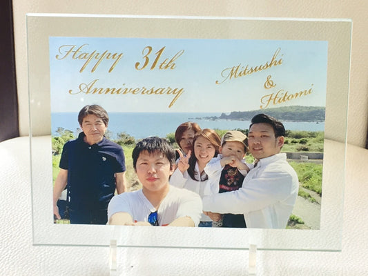 ガラスUV印刷 プレゼント に