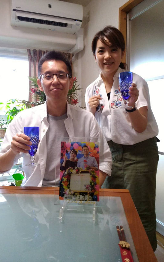 お客様からのお写真～UV印刷ガラスプレート～