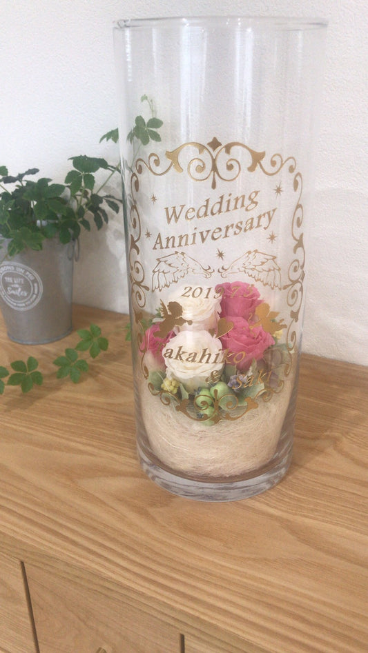 ご結婚祝いのプレゼント　フラワーベース