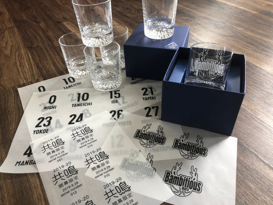 バンビシャス奈良　開幕戦　限定ロックグラス