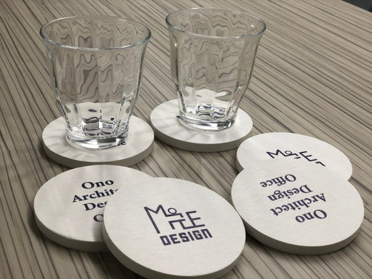 デスク上の結露べた付きを防止!!珪藻土コースター♪