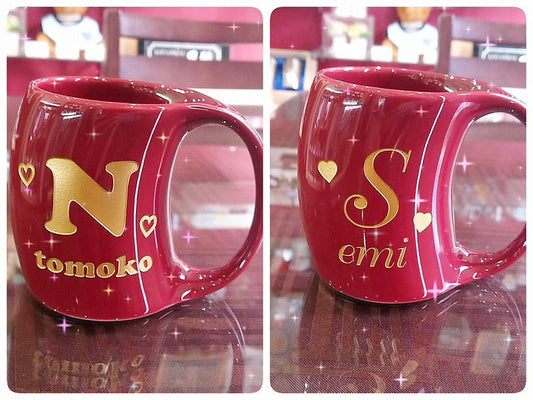 【プレゼントに♪】イニシャルマグカップ