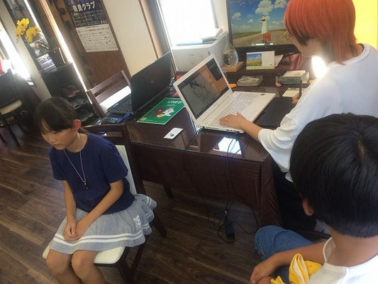 【昨日のイベント模様】似顔絵×ガラス彫刻