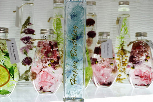 メッセージ彫刻　ハーバリウム