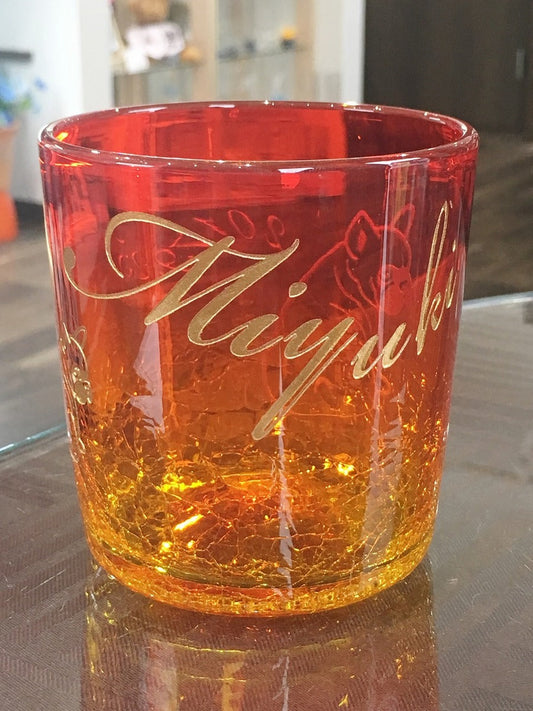 工房教室、琉球グラスの生徒さん作品。