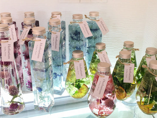 ハーバリウムが再入荷いたしました。