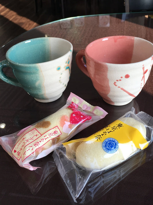 信楽焼カップでティータイム。