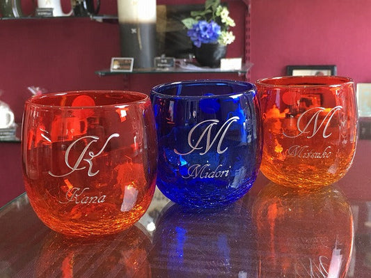 【琉球ガラス】イニシャル名入れ