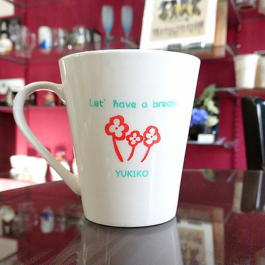 【オリジナル】手描きマグカップ制作2