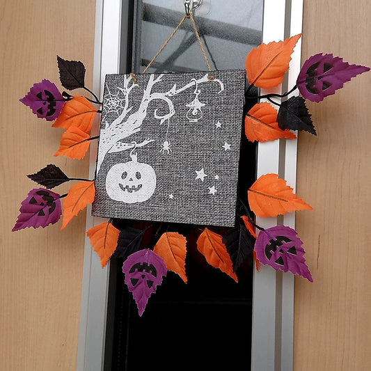 【100均DIY】ハロウィーンタペストリー