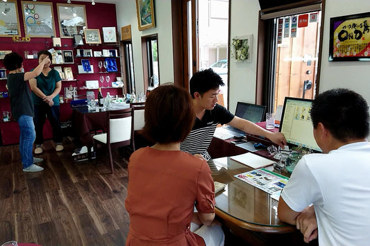 本日の工房の様子