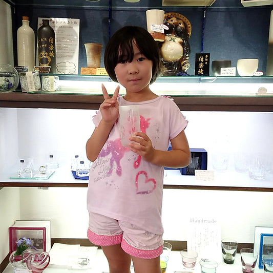 夏休みこどもサンドブラスト体験