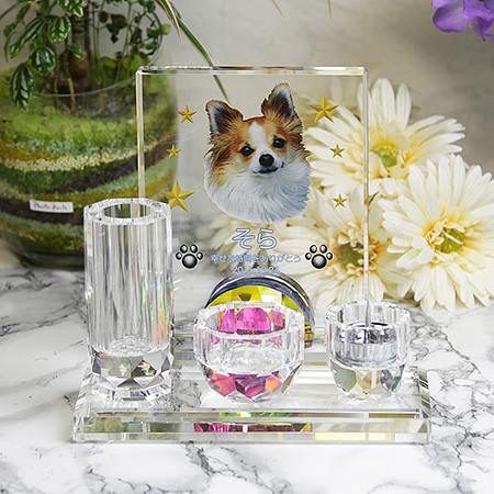 ペットのクリスタル位牌