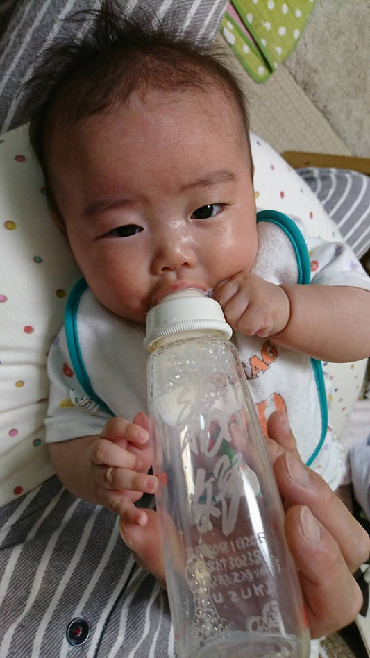 【書家手書】ガラス哺乳瓶・スタイ