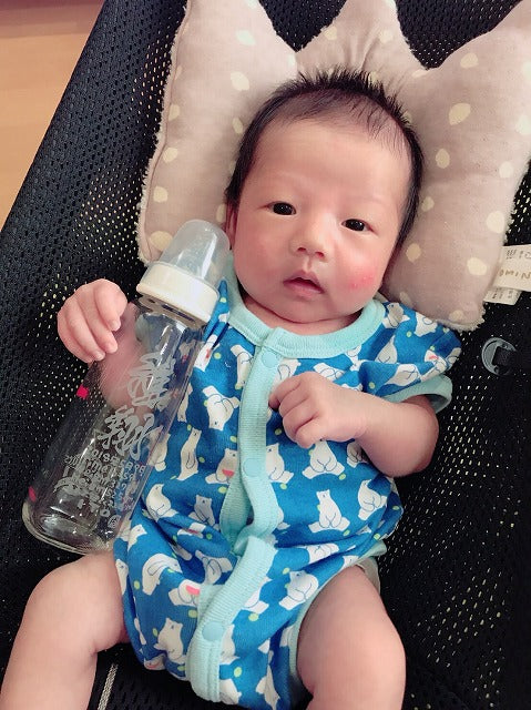 【お客様より】書家直筆名入れ哺乳瓶