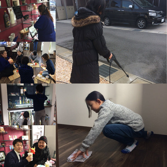 年末の大掃除をしました。