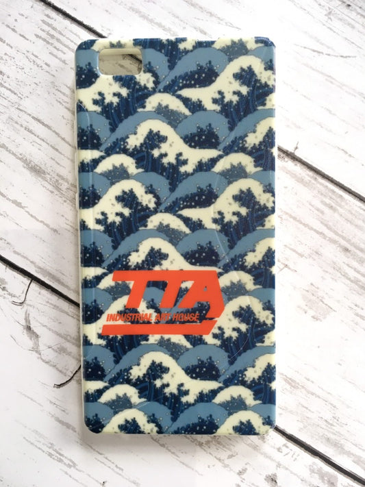 スマホカバー＠水の呼吸模様