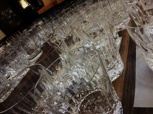 クリスタルグラスの大量注文　ありがとうございます