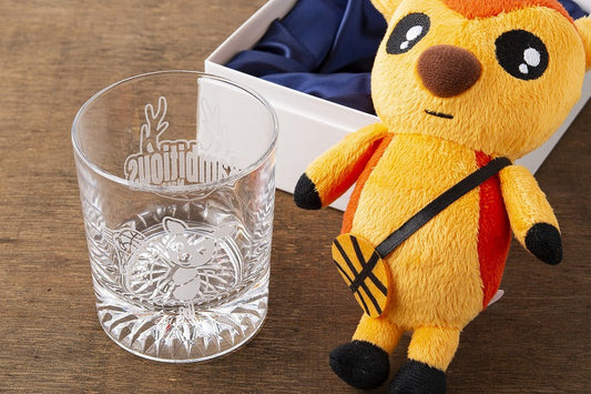 【バンビシャス奈良】大人気!!　シカッチェ　ロックグラス♪