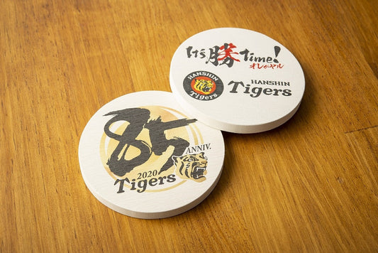 珪藻土コースター　阪神タイガース♪
