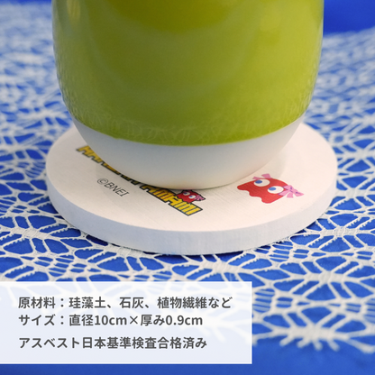 #パックマス 珪藻土コースター 全13種