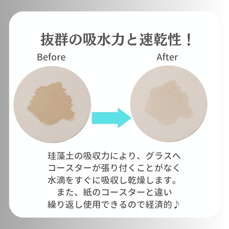【阪神タイガース 優勝記念 ドイツグラス&珪藻土コースター2枚組セット 印刷付き木箱入り】 当店限定の阪神承認グッズです！