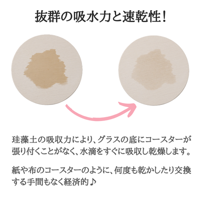 #パックマス 珪藻土コースター 全13種