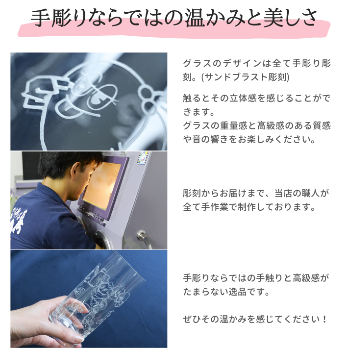 #パックマス クリスタルグラス