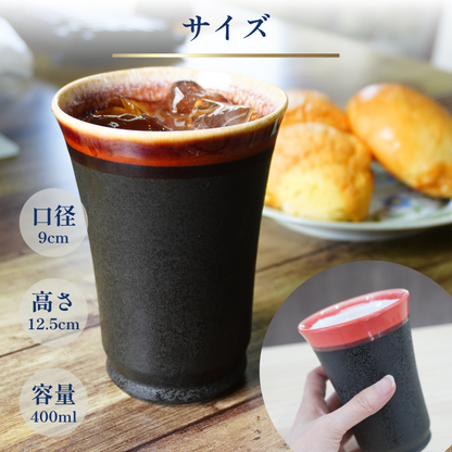 「飛鳥・藤原の宮都」世界遺産登録推奨品　四神美濃焼タンブラー